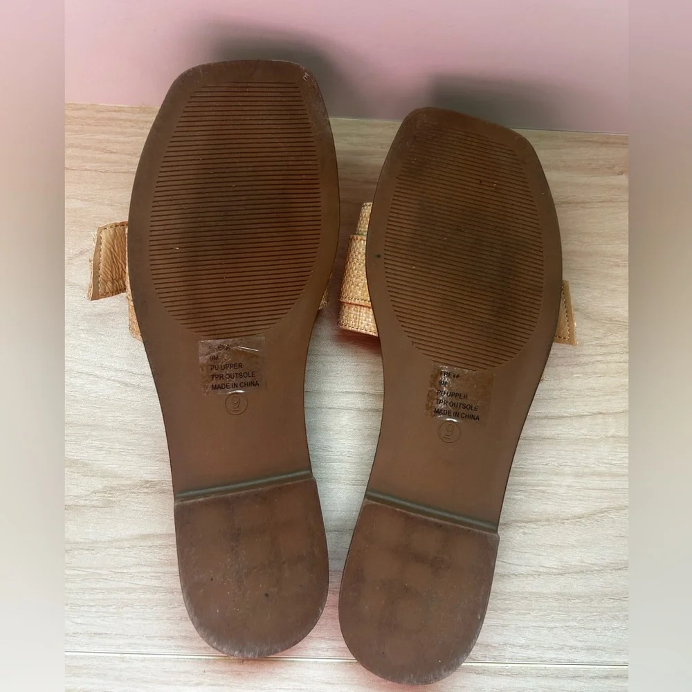 Joie Women's Freya Buckle Tan Slide Sandals - Picture 5 of 5